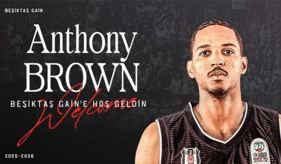 Anthony Brown Beşiktaş’ta