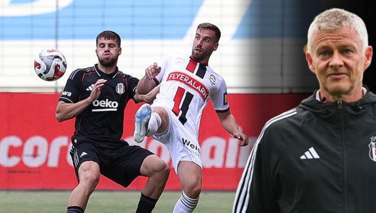 Beşiktaş hazırlık maçında üstünlüğünü koruyamadı!