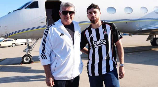Beşiktaş’tan Orkun Kökçü için Tüpraş Stadyumu’nda imza töreni