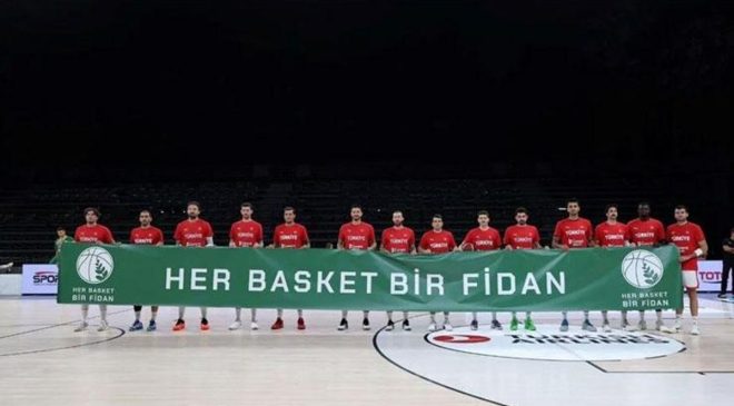 TBF’den, ‘Her basket bir fidan’ projesi